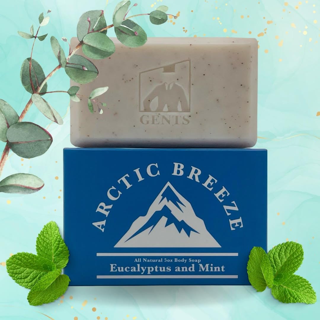 G.B.S Gents Variety Men's Body Soaps - Moisturizing Bar Soap for Men, Smell Fresh and Clean, Washing Hands & Body, All Skin Types (Arctic Breeze Beauty & Personal Care G.B.S