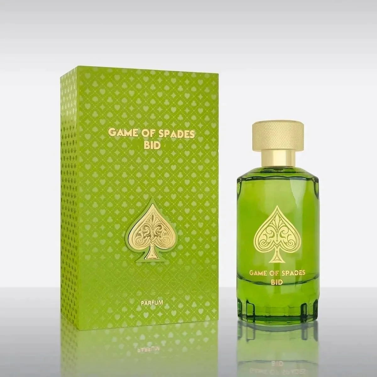 Jo Milano Game of Spades Bid Parfum Spray | 3.4 oz (100ml) | Warm Spicy, Oud, Leather, Sandalwood Scent | Long Lasting Fragrance for Men and Women
