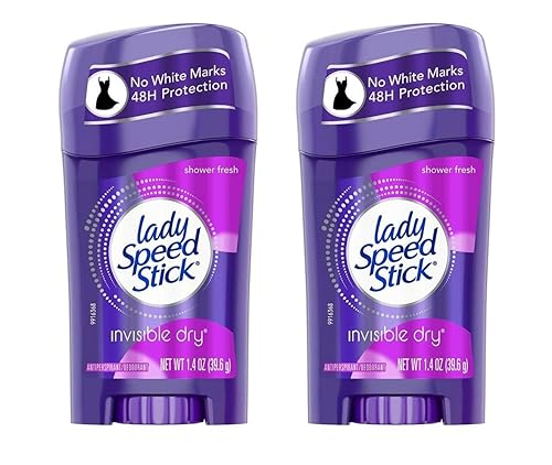 Lady Speed Stick Deodorant 1.4 Ounce Shower Fresh (41ml) (2 Pack)