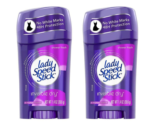 Lady Speed Stick Deodorant 1.4 Ounce Shower Fresh (41ml) (2 Pack) Beauty & Personal Care Lady Speed Stick