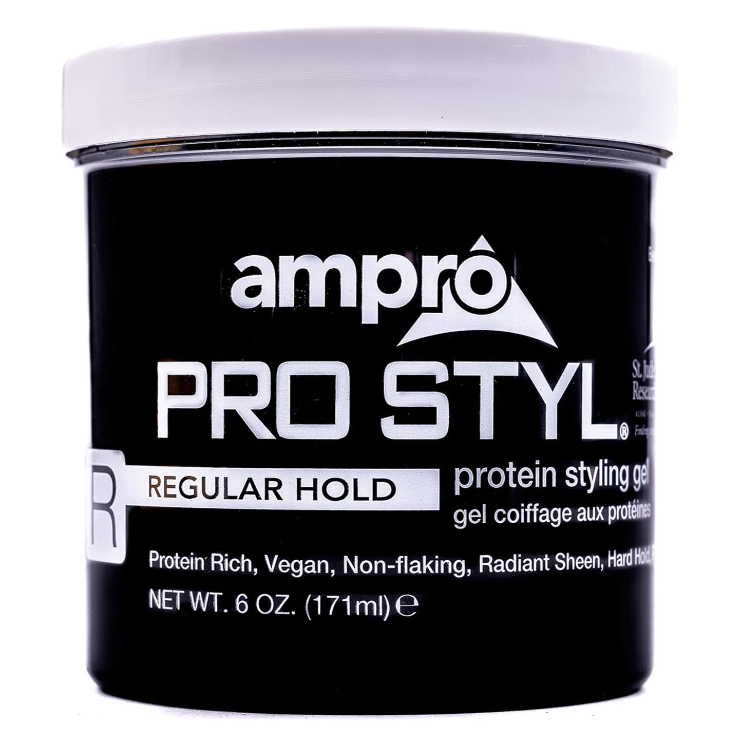 AmPro Pro Styl Styling Gel - Protects and Strengthens Your Strands - Non-Flaking, Alcohol Free, Vegan Formula - Flexible, Touchable Hold for All Hair