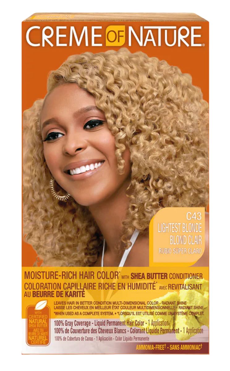 Creme Of Nature Color C43 Lightest Blonde Kit (2 Pack)