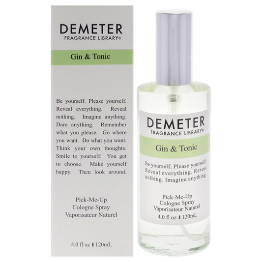 Gin & Tonic By Demeter For Women. Pick-me Up Cologne Spray 4.0 Oz