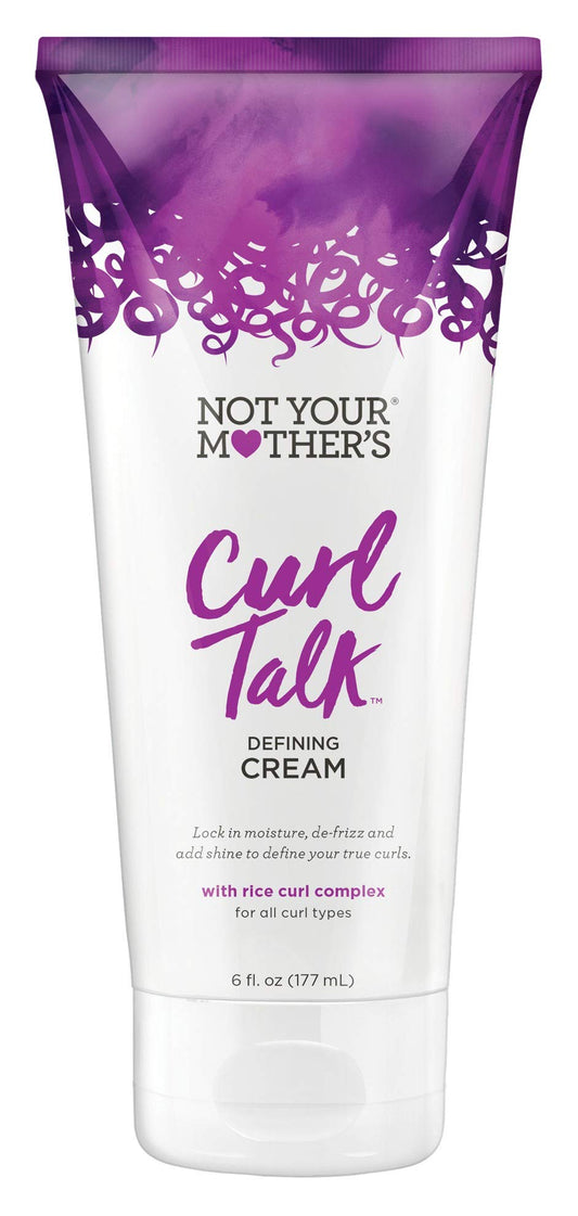 Not Your Mothers Curl Talk Defining Cream 6 Ounce (177ml) (3 Pack)