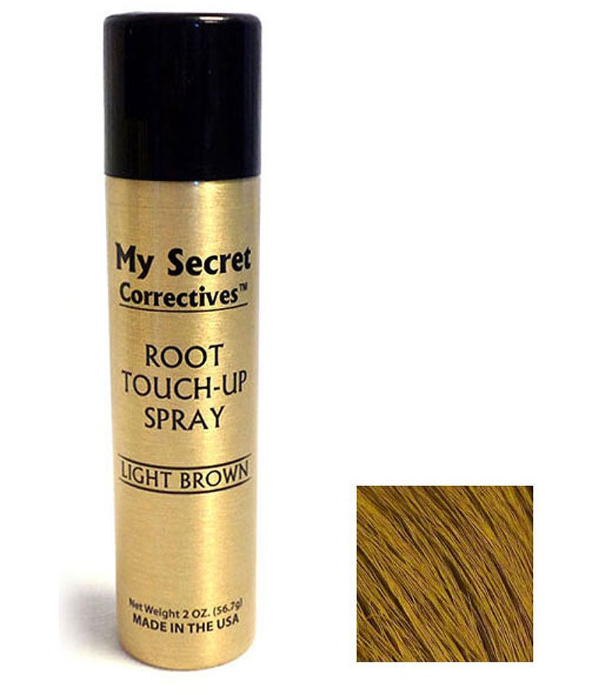 My Secret Correctives Root Touch-Up Natural Highlight Spray - 2 oz - LIGHT BROWN