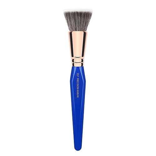 Bdellium Tools Professional Makeup Brush - Golden Triangle 957 Precision Kabuki - With All Vegan and Soft Synthetic Fibers, For Versatile Application
