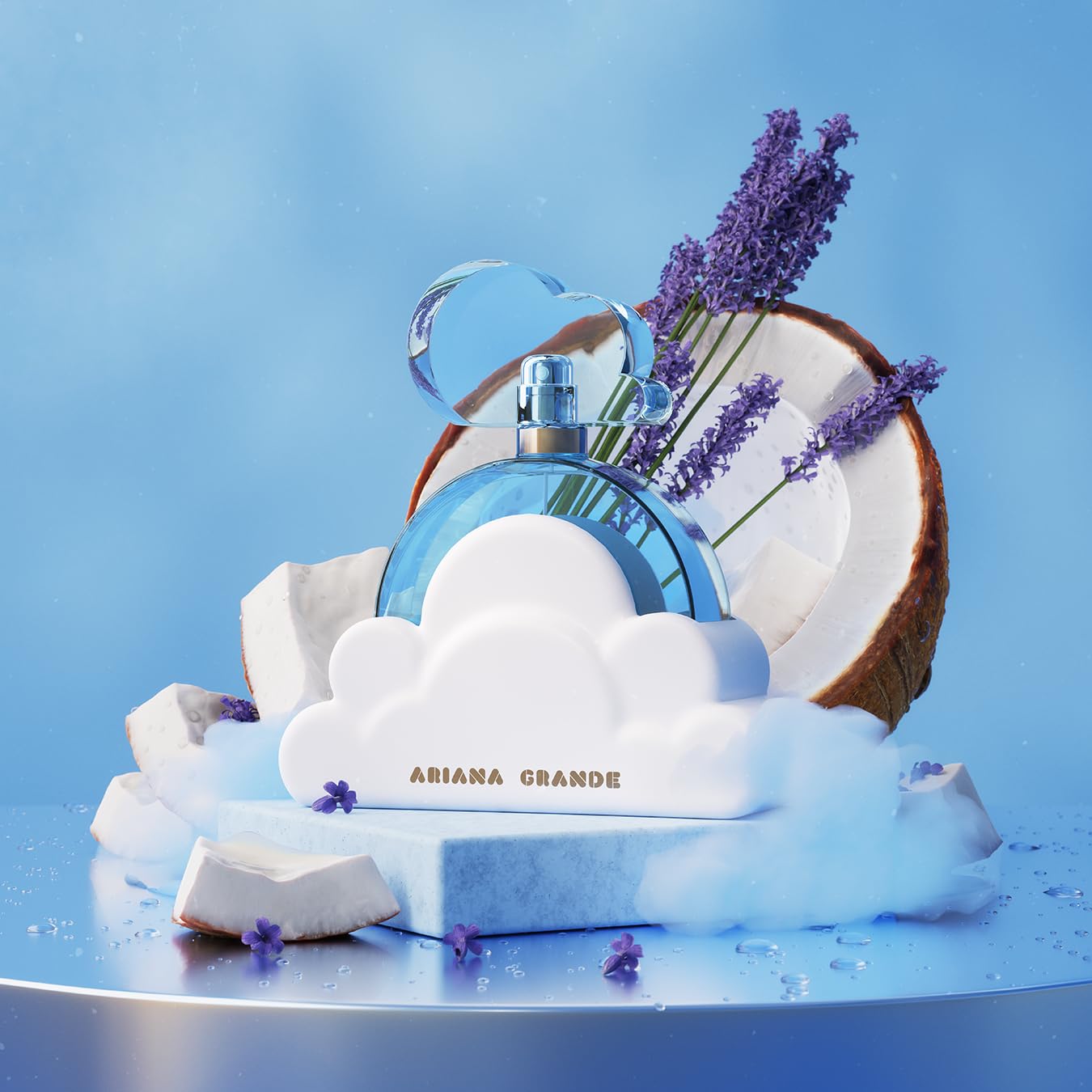 Ariana Grande Cloud Eau de Parfum - Warm Gourmand Fragrance for Women - Women's Perfume with Notes of Lavender, Coconut, Vanilla & Pear - 3.4 Fl Oz Beauty and Personal Care Ariana Grande