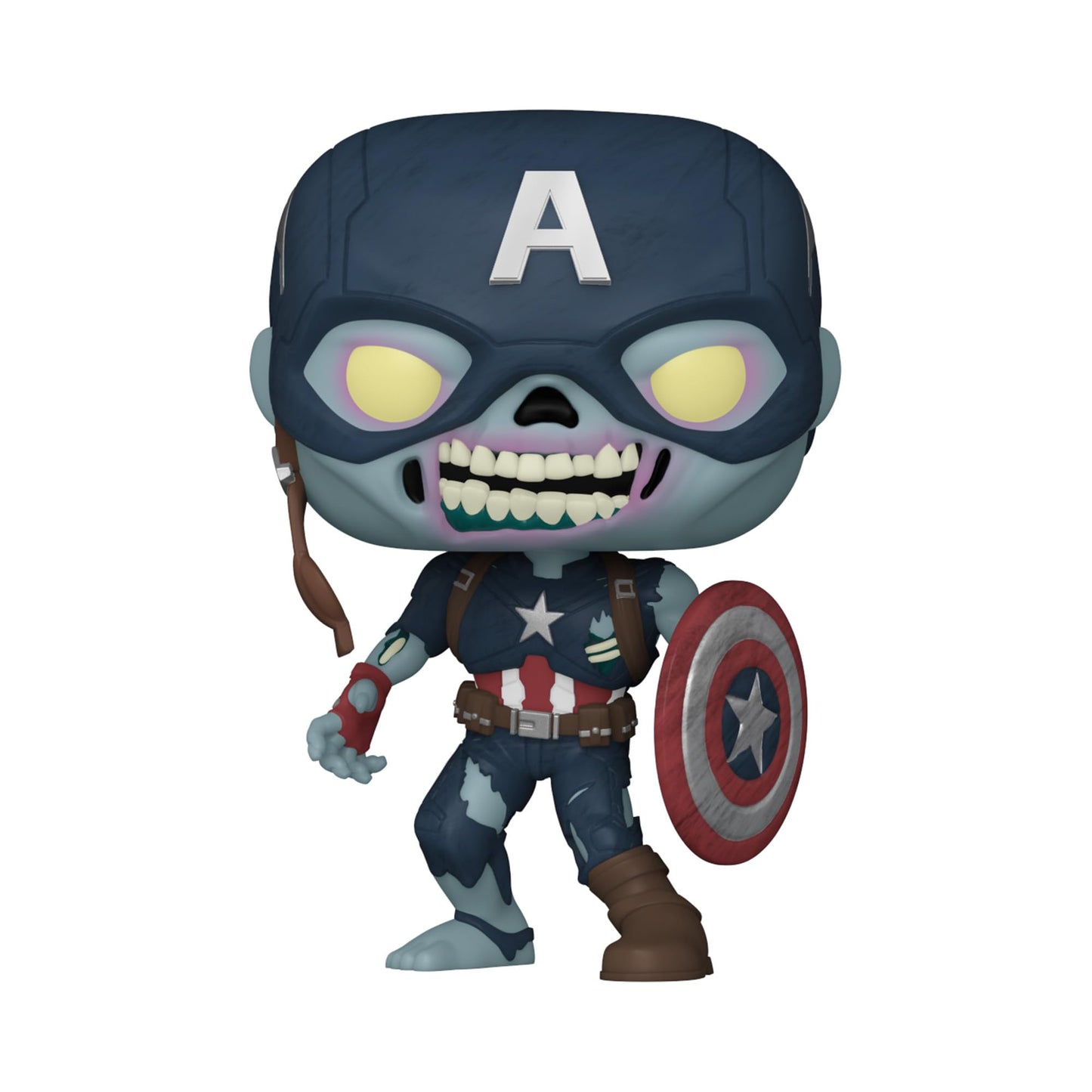 Funko Pop Marvel: What If? - Zombie Captain America Vinyl Bobblehead - Marvel What If - Collectable Vinyl Figure - Gift Idea - Official Merchandise…