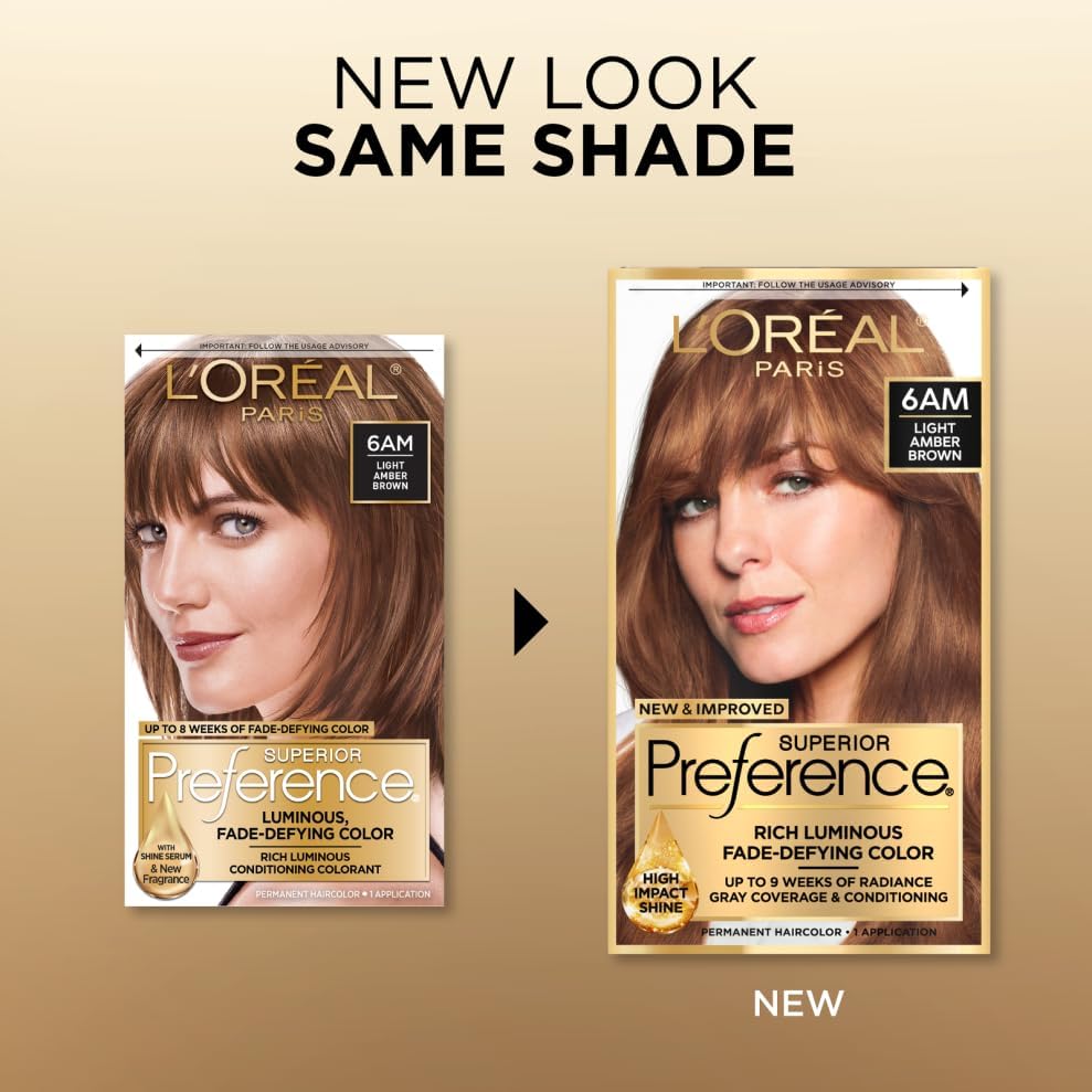 L’Oreal ParisSuperior Preference - 6AM Light Amber Brown (Warmer) 1 Each (Pack of 8)
