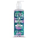 FAITH IN NATURE Natural Lavender and Geranium Liquid Hand Wash, Relaxing, Vegan and Cruelty Free, No SLS or Parabens, 400 ml