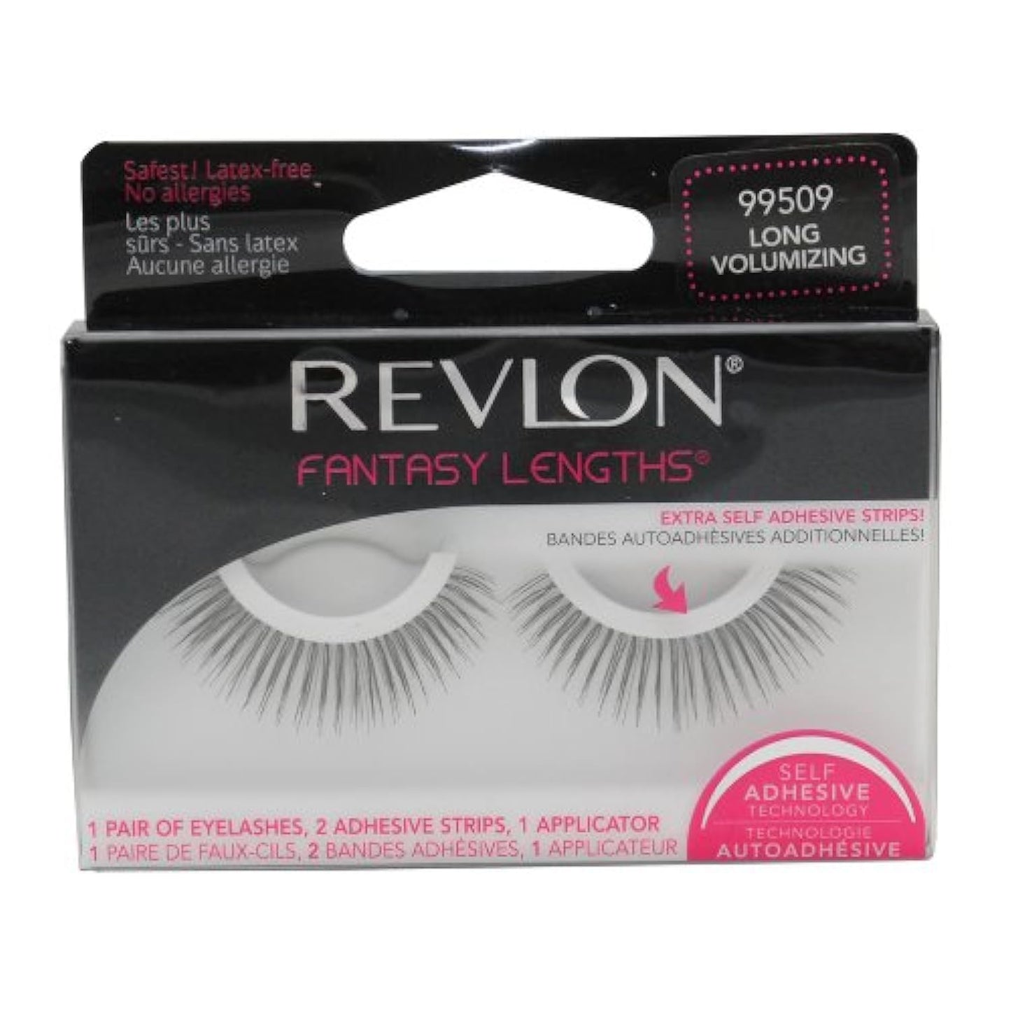 Revlon Fantasy Lengths Self Adhesive Lashes, Long Volumizing, .56 Ounce