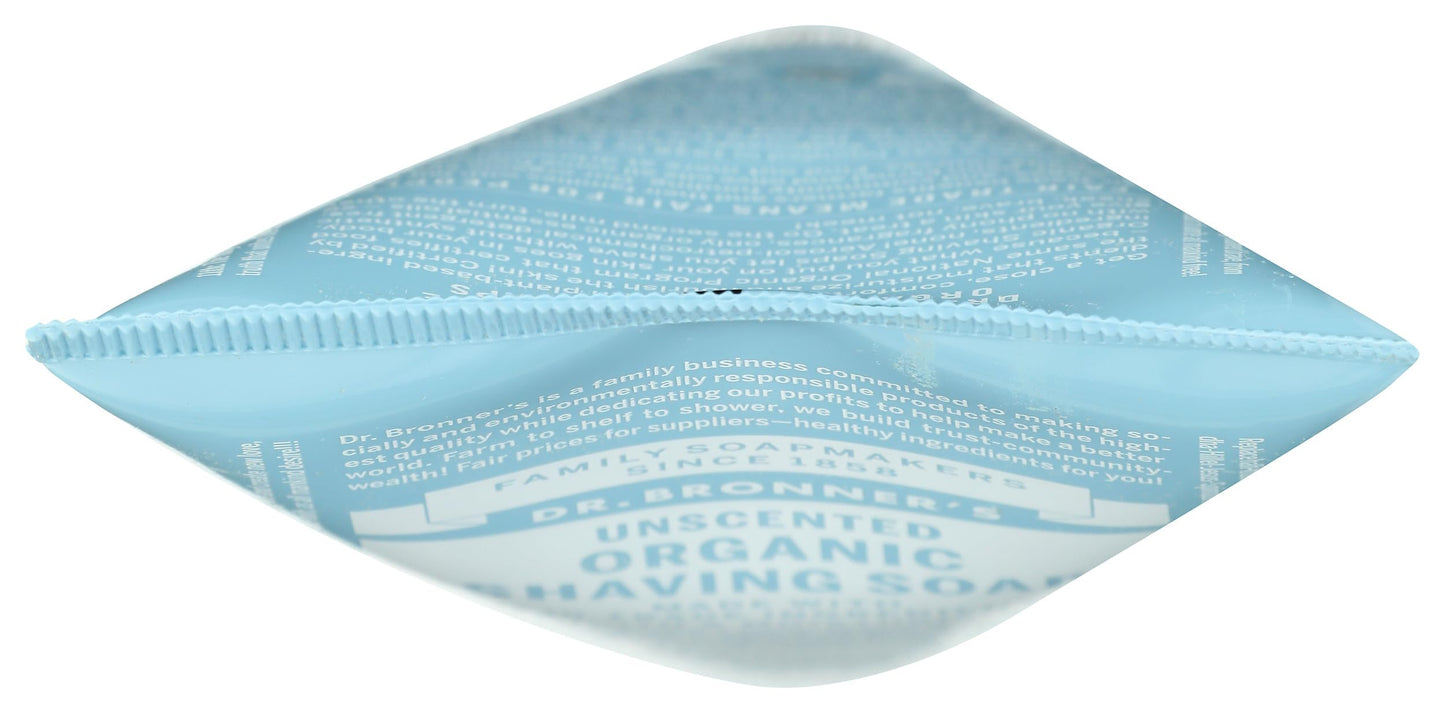 Dr. Bronner's Magic Organic Shaving Soap Gel Unscented 7 fl oz