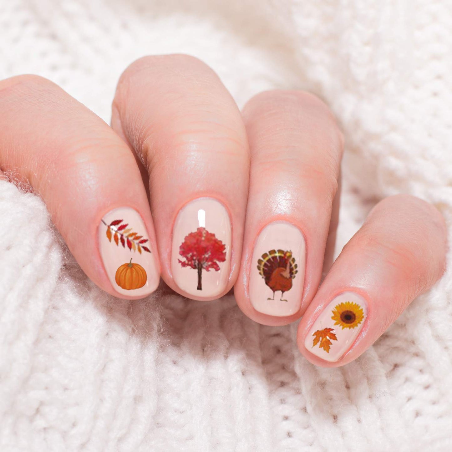 Adurself 1000+ Patterns Halloween and Autumn Fall Nail Art Decals Pumpkin Maple Leaves Nail Self-Adhesive Stickers Spider Web Bat for Women Girls Nail