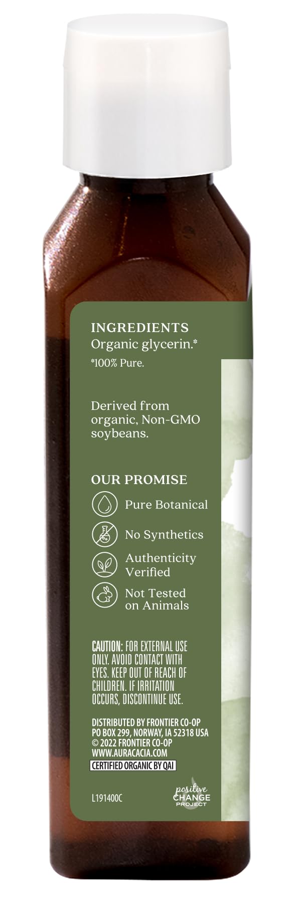 Aura Cacia Organic Skin Care Oil, Vegetable Glycerin, 4 Fluid Ounce