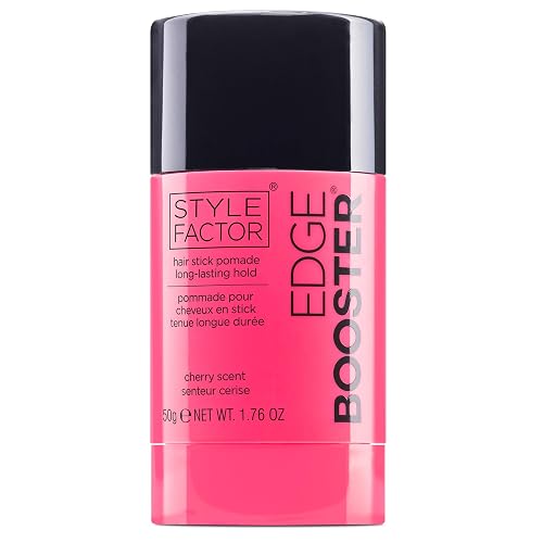 Style Factor EDGE BOOSTER Hair Wax Stick Pomade with Beeswax | Strong Hold Slick Stick for Flyaways, Edges & Baby Hair for Sleek Buns & Ponytails |