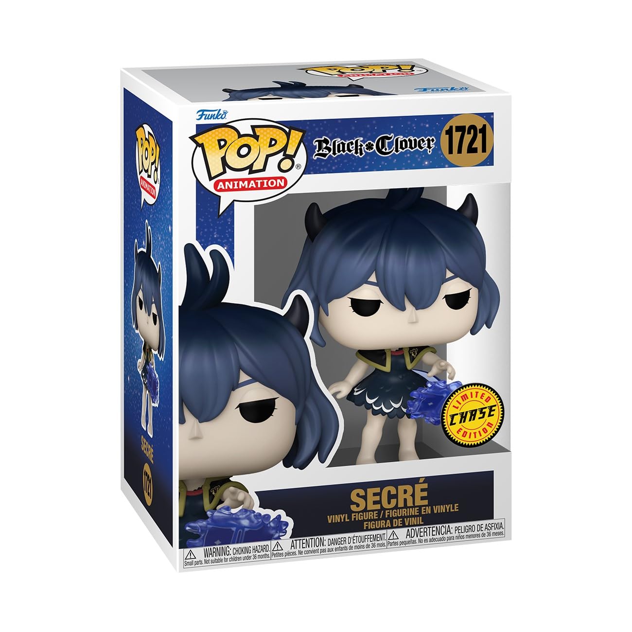 Funko POP! Animation: Black Clover - Secre - Secré - 1/6 Odds for Rare Chase Variant - Collectable Vinyl Figure - Gift Idea - Official Merchandise…