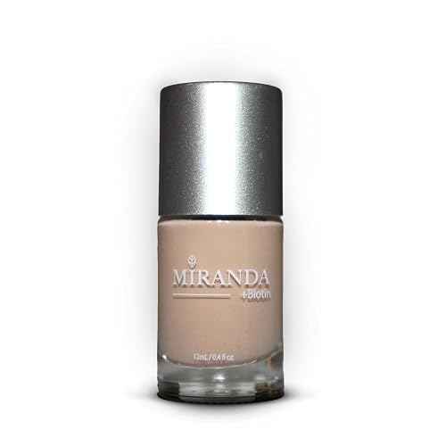 Miranda Beauty: Superfood-Infused Vegan Nail Polish for Healthy, Beautiful Nails, 21-free, Biotin-infused, Cruelty Free - MAGNOLIA - 0.40 fl oz Beauty & Personal Care Miranda