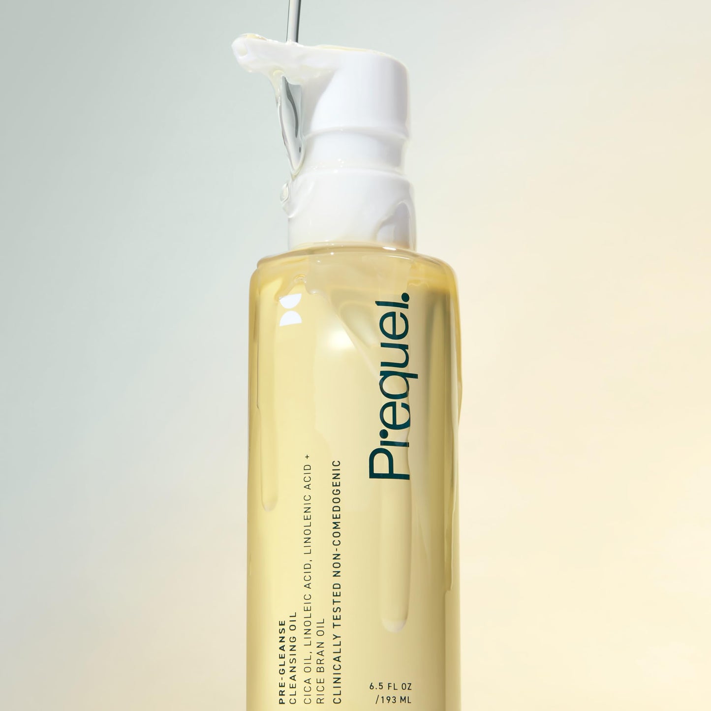 Prequel Skin Pre-Gleanse Oil Cleanser for Face. Double Cleansing Oil Skincare for Women with Cica and more. Non-Comedogenic Makeup Remover. Unscented