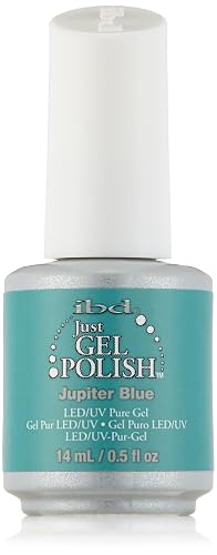 IBD Just Gel Nail Polish, Jupiter Blue, 0.5 Fluid Ounce Beauty & Personal Care IBD
