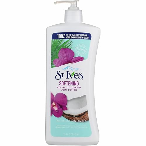 St. Ives Naturally Indugent Body Lotion, Coconut Milk and Orchid Extract, 21 Oz (Pack of 5)
