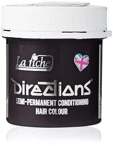 DIRECTIONS Ebony Semi-Permanent Hair Colour - 88ml Tub by La Riche