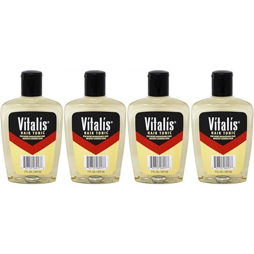 Vitalis Hair Tonic Liquid 7 oz (Pack of 4)