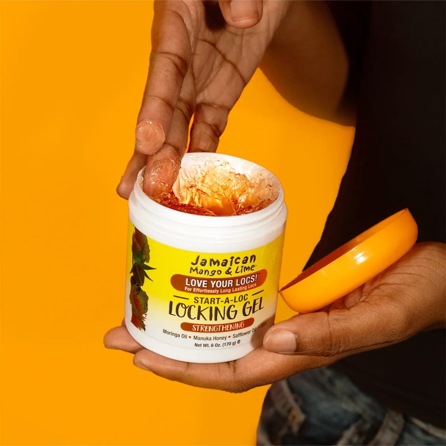 Jamaican Mango & Lime Love Your Locs Start-A-Loc Gel - Extra Hold & Shine for Locs, Twists & Braids - Long-Lasting Styling for Natural Hair