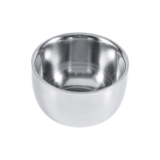 Agatige Shaving Bowl for Men, Double Layer Stainless Steel Shaving Lather Dish Soap Bowl Accessories for Barber Shops, Home, Business or Travel Use Beauty and Personal Care Agatige