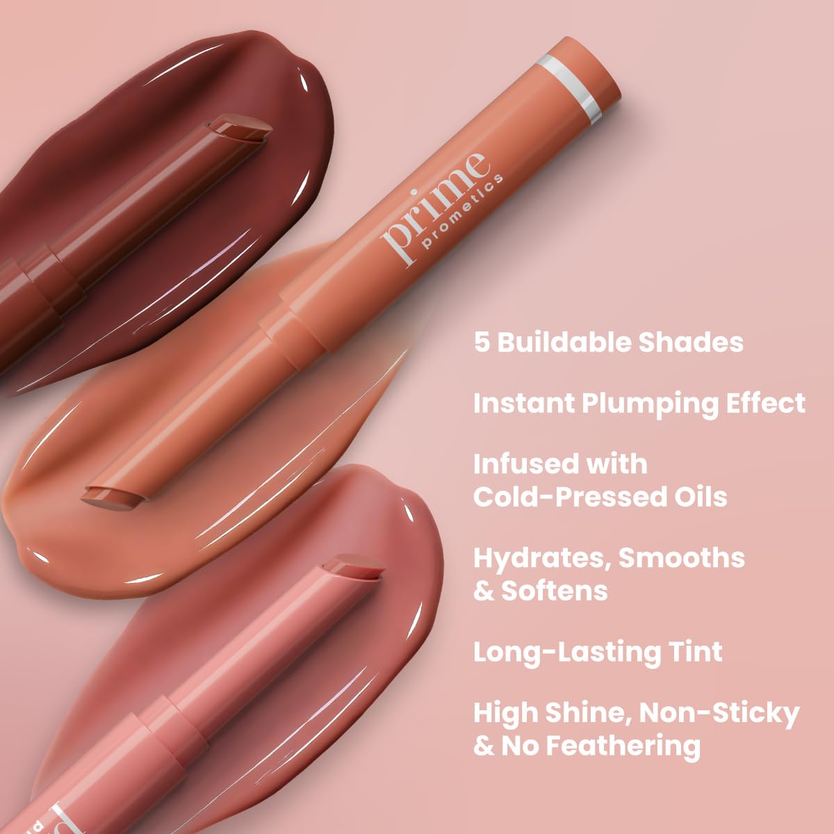 PRIME PROMETICS PrimeLip Plumping Lip Balm for Mature Women - 3-in-1 Lipstick, Gloss & Balm - Non-Stinging Lip Plumper - Smooths Lip Lines Beauty and Personal Care PRIME PROMETICS