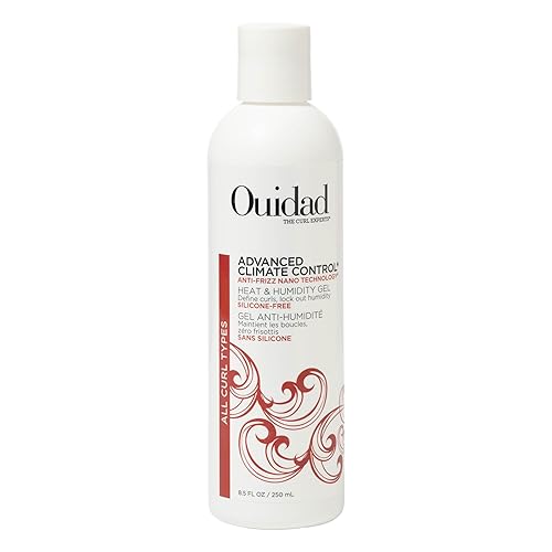 Ouidad Advanced Climate Control Heat & Humidity Gel - 8.5 fl oz, Anti-Frizz Nano Technology, Locks Out Humidity, Crunch-Free Styling Gel for Curly
