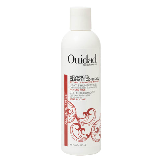 Ouidad Advanced Climate Control Heat & Humidity Gel - 8.5 fl oz, Anti-Frizz Nano Technology, Locks Out Humidity, Crunch-Free Styling Gel for Curly