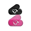 HAIR GRIPPERS ® 2 COLORS BUNDLE PACK 4 PCS for Men and Women - Salon and Barber, Hair Clips for Styling, Hair holder Grips (Pink/Black).