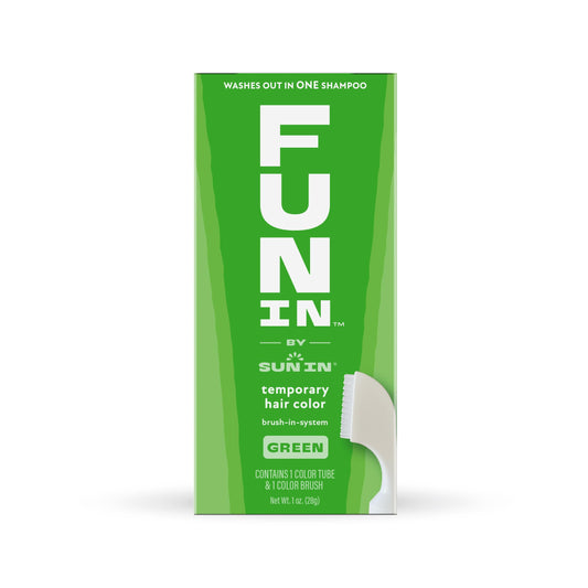 Fun In by Sun In Temporary Hair Color with Easy Brush Applicator for Kids, Teens & Adults - Washable One day color for Festivals, Events & Parties Beauty & Personal Care FUN IN