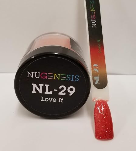 NuGenesis Nail Dipping Powder Color 1.5oz/43g Jar - (NL29 LOVE IT) Beauty & Personal Care Nugenesis