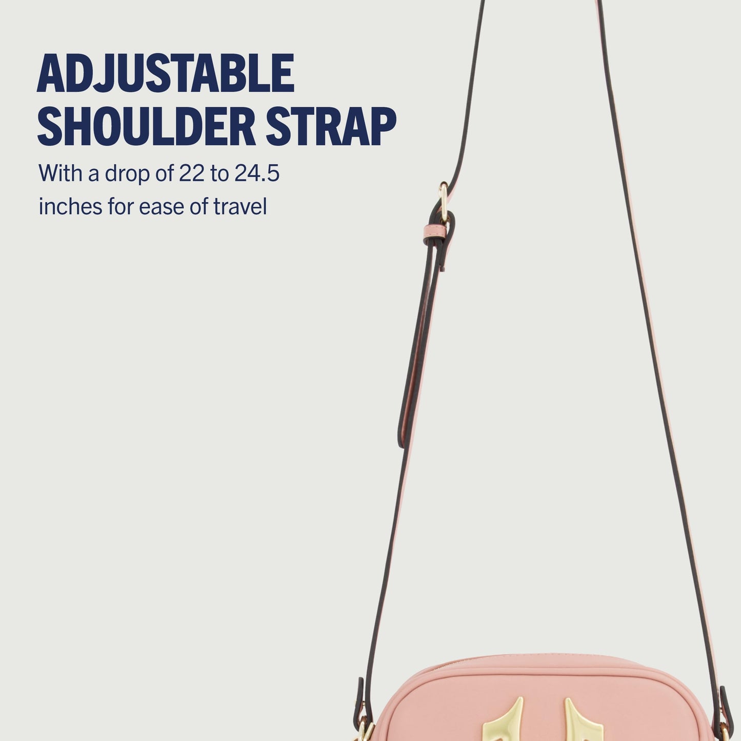 True Religion Women's Crossbody Bag, Mini Adjustable Shoulder Handbag Camera Purse with Horseshoe Logo, Berry