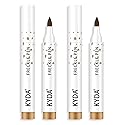 KYDA 2 Pcs Freckle Makeup Pen, Natural Lifelike Freckle Makeup Pen Magic Color, Waterproof Longlasting Soft Dot Sopt, for Natural Effortless Sunkissed
