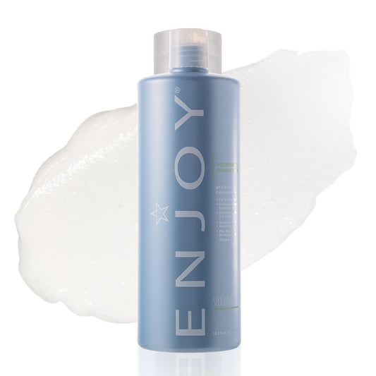 Enjoy Volumizing Conditioner, Sulfate-Free, Color-Safe, Boosts Volume & Shine, for All Hair Types, 33 Fl Oz