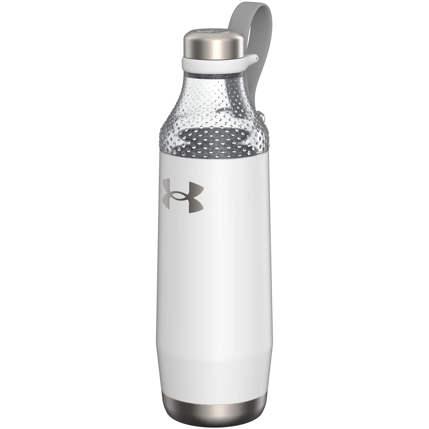 UNDER ARMOUR Twist-Off Top Stainless Steel Water Bottle 22oz for Ice & Protein Shake - Insulated, Shatter-Proof, Odor-Proof Shaker, Infinity Bottle