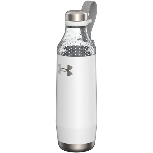 UNDER ARMOUR Twist-Off Top Stainless Steel Water Bottle 22oz for Ice & Protein Shake - Insulated, Shatter-Proof, Odor-Proof Shaker, Infinity Bottle