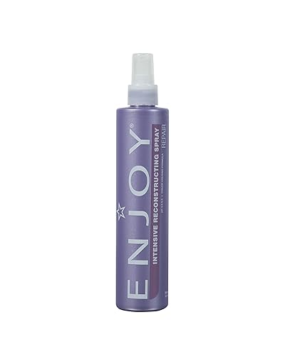 Enjoy Hair Care Intensive Reconstructing Spray, 10 Fl Oz - Amino Acid Formula for Curly Hair, Detangler , Styling Products, Anti Frizz , Color Safe