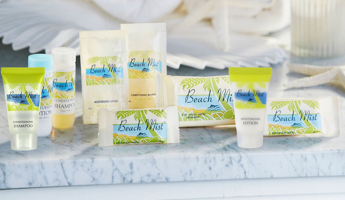 Beach Mist Face and Body Soap, 1 1/2 Bar, Beach Mist, Pack of 500
