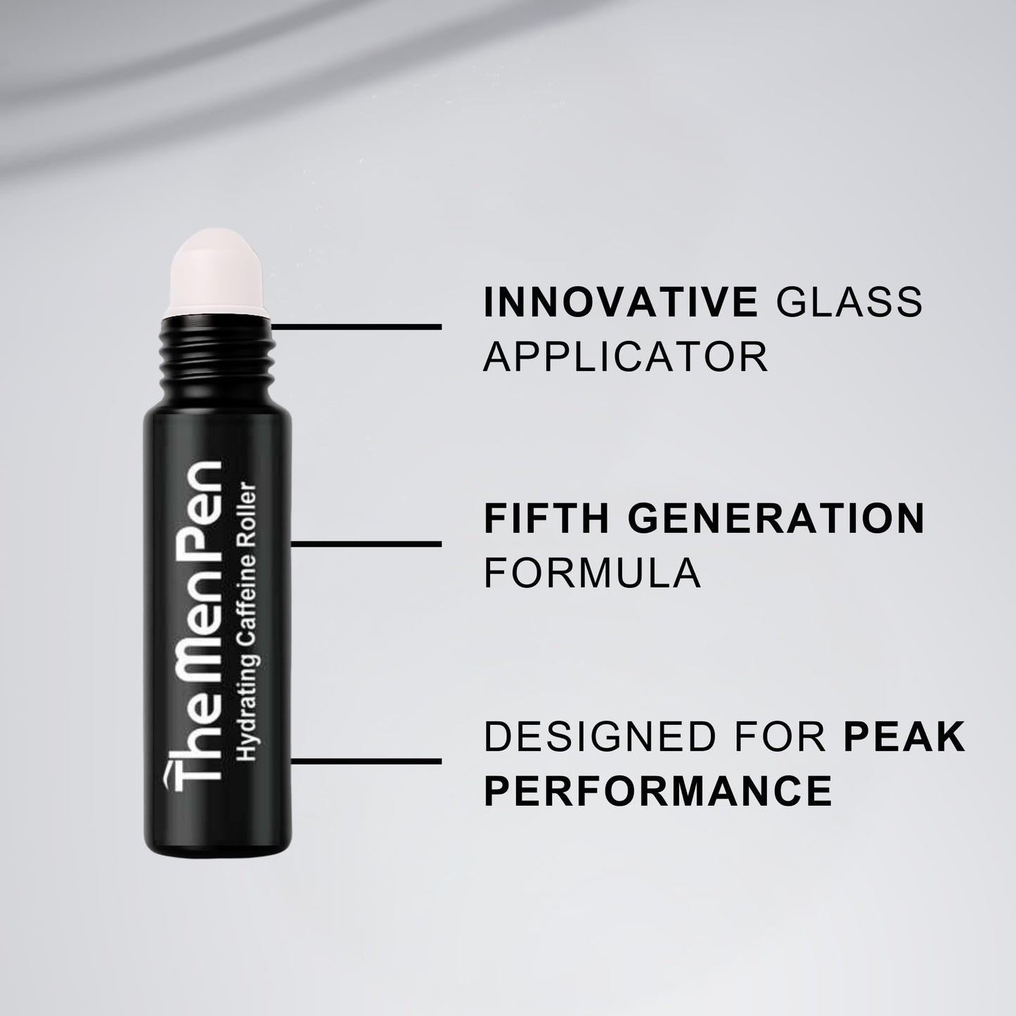The Men Pen Refresher Kit | Eyebrow, Beard & Hair Filler + Caffeine Eye Roller + Razor 4-Pack, Waterproof, Long-Lasting, Sweat-Proof Grooming