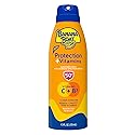Banana Boat Protection + Vitamins Sunscreen Spray SPF 50 | Moisturizing Spray Sunscreen SPF 50 with Vitamin C & Vitamin B3 Niacinamide, 4.5oz
