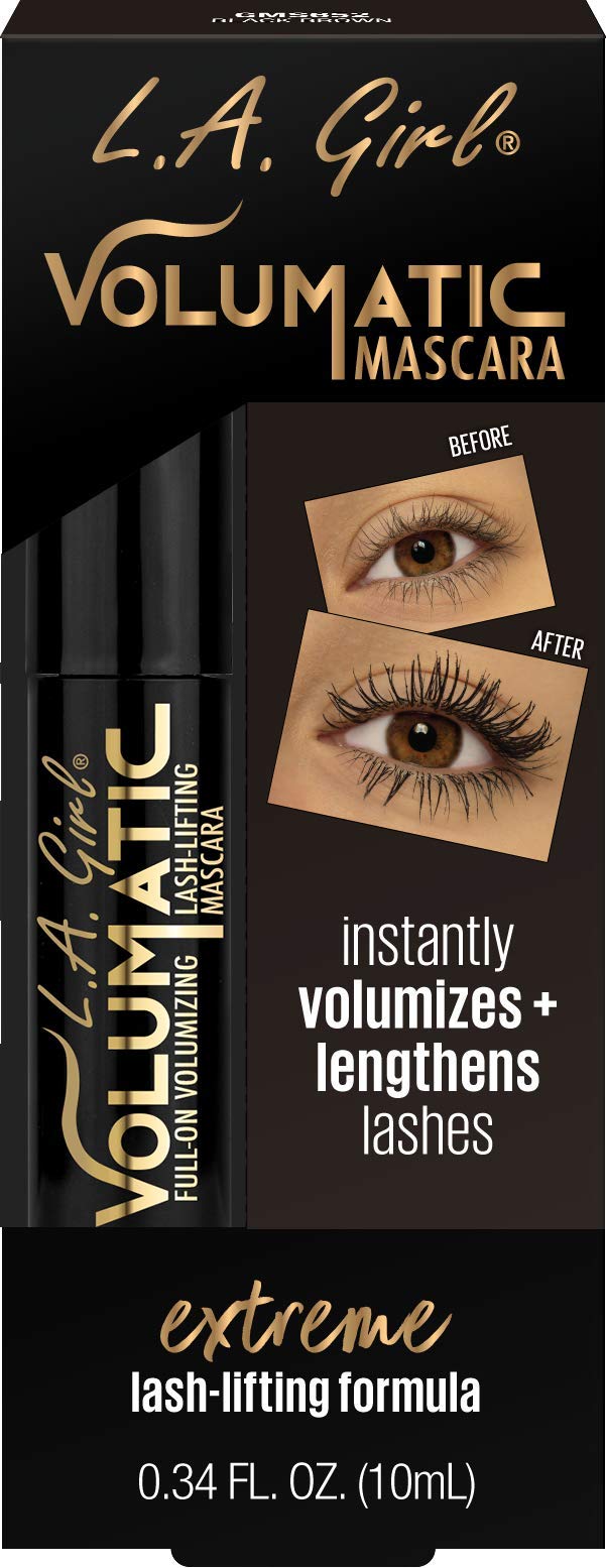 L.A. Girl Volumatic Mascara, Black Brown GMS652