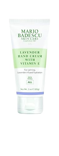 Mario Badescu Lavender Hand Cream with Vitamin E for Dry Cracked Hands, Lightweight, Fast-Absorbing Moisturizing Lotion for Dry Skin, Soothing