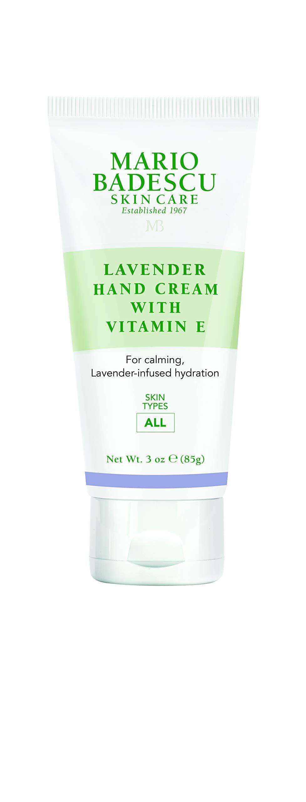 Mario Badescu Lavender Hand Cream with Vitamin E for Dry Cracked Hands, Lightweight, Fast-Absorbing Moisturizing Lotion for Dry Skin, Soothing