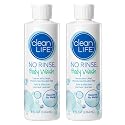 No-Rinse Body Wash 8 fl oz (Pack of 2) - Waterless, Rinse Free Formula Cleans, Moisturizes & Eliminates Odor | Sensitive Skin Safe | For Surgery