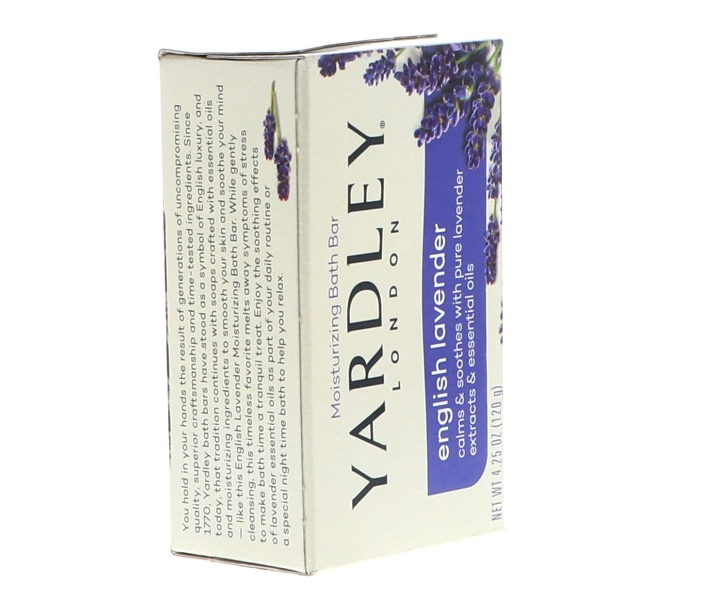 Yardley English Lavender Bath Bar 4oz, 2 Count