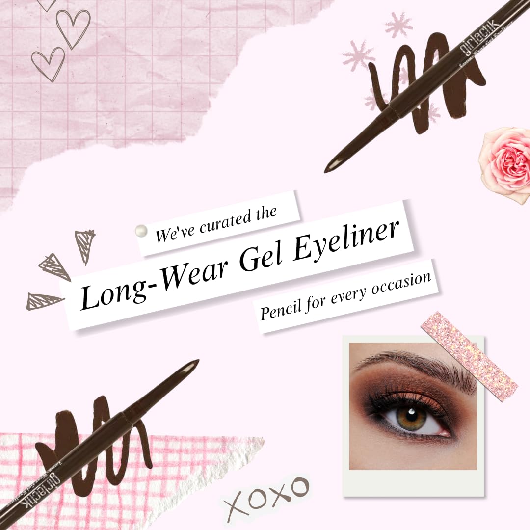 Girlactik Long-Wear Gel Liner - Pure Brown