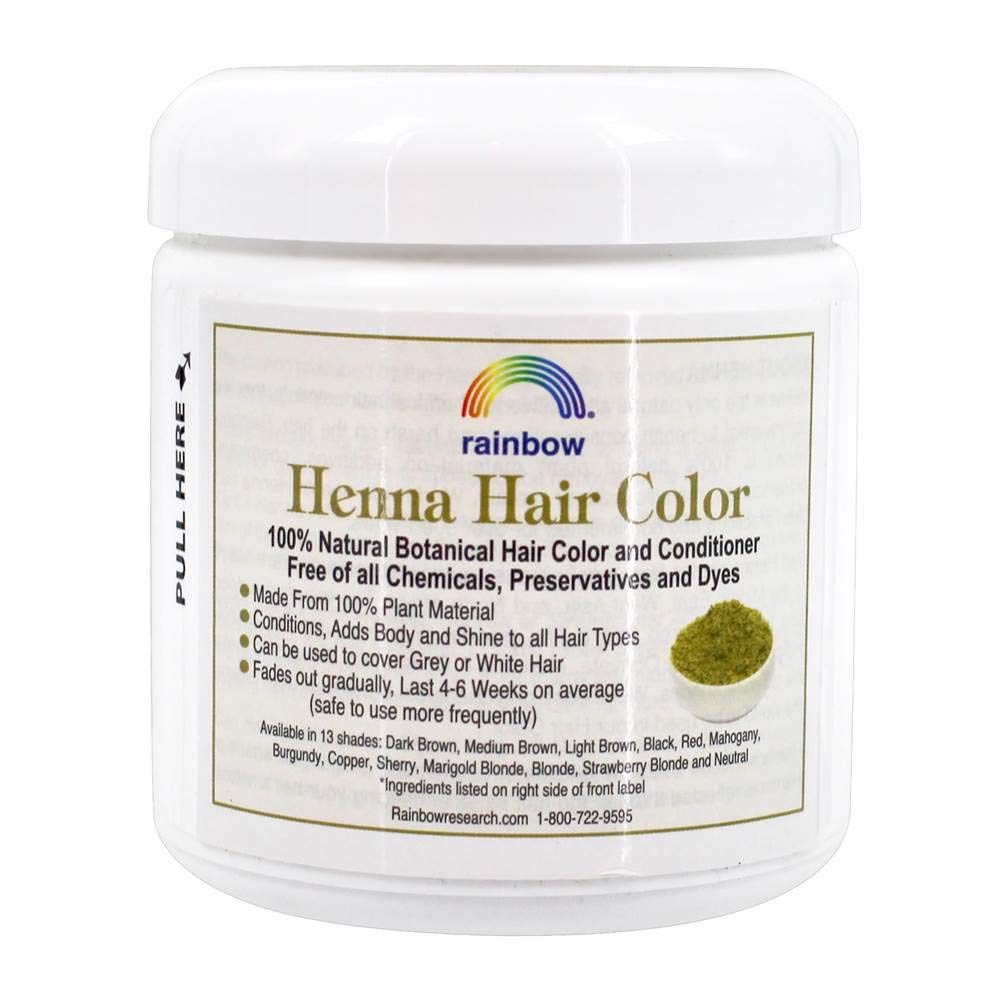 Rainbow Research Henna Botanical Hair Color and Conditioner, Blonde, 4 Ounce
